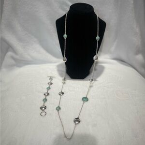 ✨ Vintage Liz Claiborne Necklace & Bracelet Set ✨